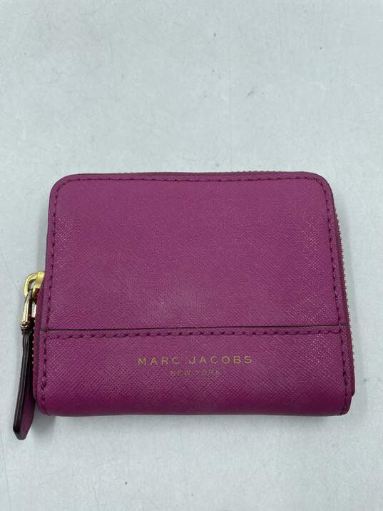 Marc Jacobs Fuchsia Ziparound Wallet COA image number 1