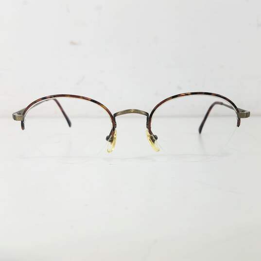Calvin Klein Brown Circular Eyeglasses Frame image number 2