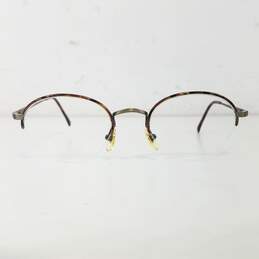 Calvin Klein Brown Circular Eyeglasses Frame alternative image