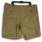 NWT Mens Khaki Flat Front Slash Pocket Classic Fit Chino Shorts Size 46 image number 2