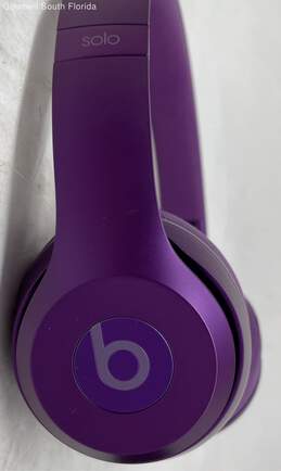 Beats By Dr. Dre Purple Built-In Microphone Ear-Cup Over The Ear Headphones alternative image