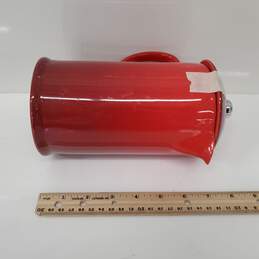 Le Creuset Stoneware French Press Red alternative image