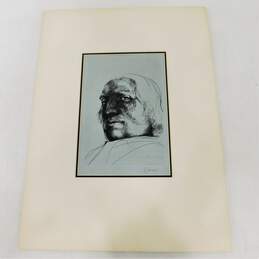 Thomas Cornell Signed Etching Print Of George Washington