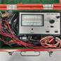 Vtg. Sanpet Auto Analyzer In Wooden Red Box image number 2