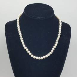Sterling Silver FW Pearl Knotted 18" Necklace 23.1g