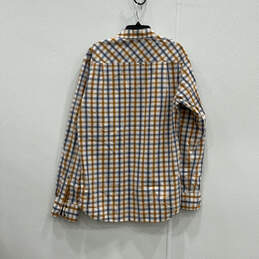 Mens Multicolor Plaid Long Sleeve Collared Pockets Button-Up Shirt Size 2XL alternative image