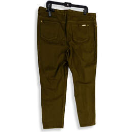 NWT Womens Green Denim 5-Pocket Design Skinny Leg Cropped Jeans Size 3 alternative image