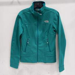 The North Face Green Full Zip Windbreaker Jacket Women's Size XS