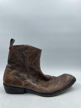 Mark Nason Brown Square-Toe Boots M 12