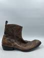 Mark Nason Brown Square-Toe Boots M 12 image number 1