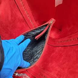 Steve Madden Red Leather Tote Bag alternative image