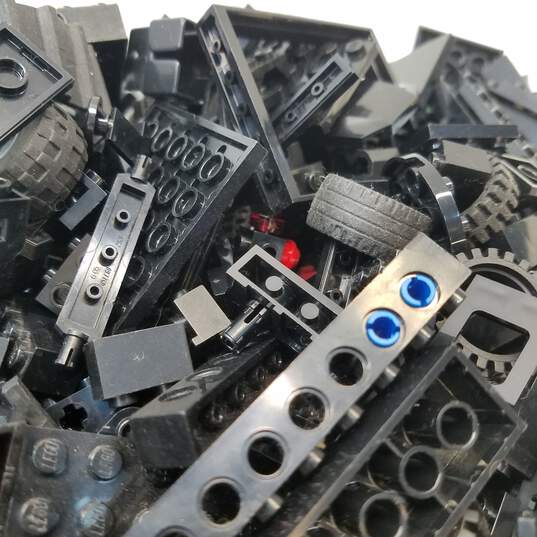 Lego Block ALL BLACK Pieces Lot image number 5