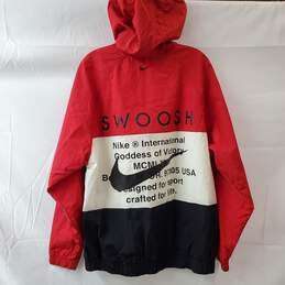Nike Men's Sportswear Double Swoosh Hooded Woven Jacket Size Medium, Used alternative image