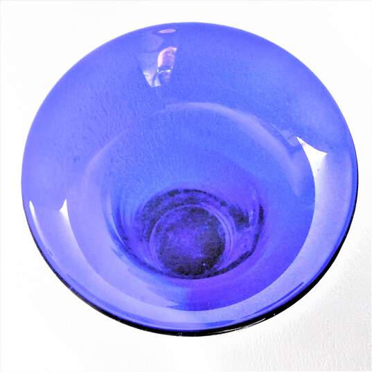 Cobalt Blue Glass 8.25 Inch Vase image number 2