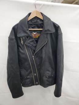 Men's  Leather Motor Harley-Davidson motorcycle jacket Size-M
