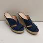 Kate Spade Tropez Blue Wedge Espadrilles Sandals Women's Size 6.5B image number 5