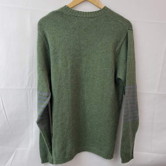 Patagonia Green Pullover LS Lambs Wool Sweater Men's M image number 4