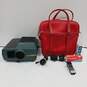 Vintage Sawyers Grand Prix 570 AF Projector In Red Leather Bag image number 1