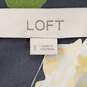 Loft Women Gray Floral Dress S NWT image number 4