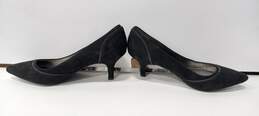 AK Anne Klein iflex Black And Silver Pointed Toe Heels Size 9.5M alternative image