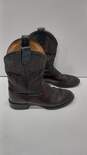 Men's Ariat Brown Leather Western Style Boots Sz 10D image number 4