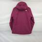 The North Face Magenta Lined Hooded Full Zip Jacket WM Size M image number 2