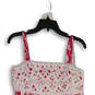 Womens Pink White Sleeveless Back Zip Lobster Coronado Shift Dress Size 6 image number 3