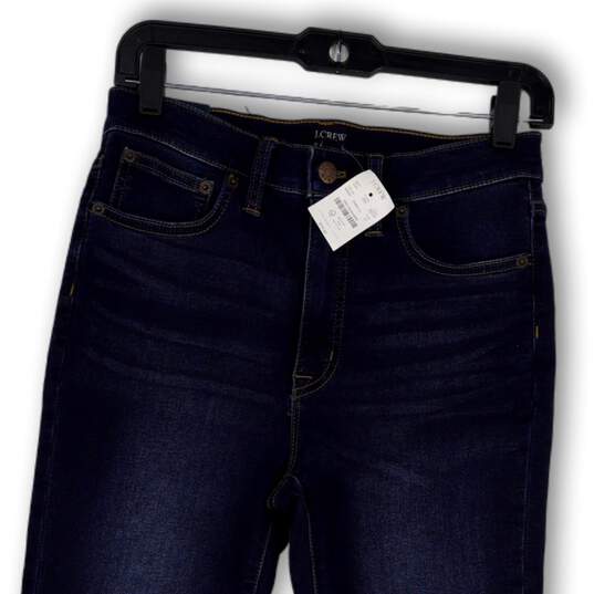 NWT Womens Blue Denim Medium Wash Pockets High Rise Skinny Jeans Size 27 image number 3