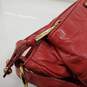 Vintage Marc Jacobs Red Leather Hobo Slouchy Shoulder Bag AUTHENTICATED image number 7