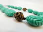 Vintage & Contemporary Asian Inspired Beaded Necklace & Cloisonne Enamel Bangle Bracelets 248.7g image number 3