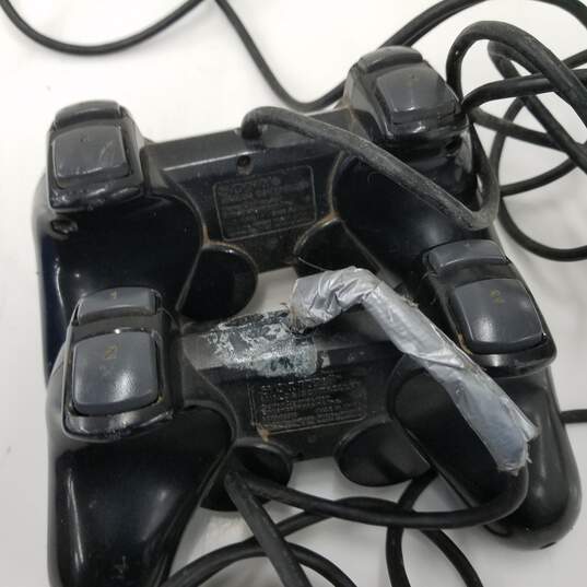 Lot of 2 PlayStation 2 Controllers for Parts and Repair image number 2