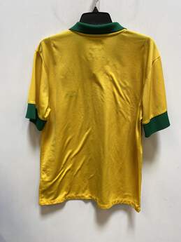 Nike Men Yellow Brazil Polo Shirt Soccer Jersey L alternative image