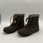 Womens Ice Maiden BL0836-231 Brown Leather Lace Up Snow Boots Size 11 image number 1