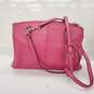 Coach Christie Carryall Pink Crossgrain Leather Crossbody Handbag image number 6