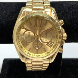 Designer Michael Kors MK-5605 Gold-Tone Stainless Steel Analog Wristwatch