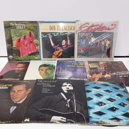 Vintage Collection of Ten Assorted Vinyl Records