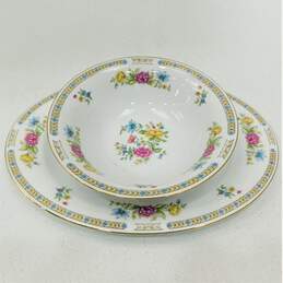 Liling LING ROSE Oval Serving Platter & Bowl | Fine China | Yung Shen | China