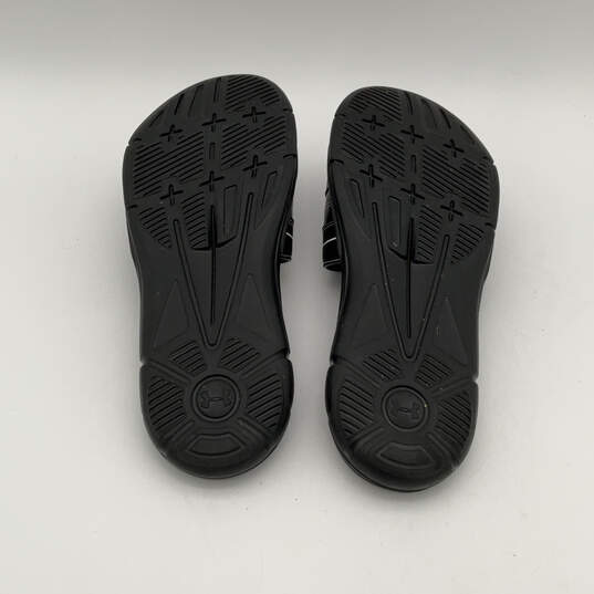 Womens Ignite VIII 1287319-001 Black Open Toe Slip-On Slide Sandals Size 8 image number 2