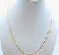 14K Gold Serpentine Chain Necklace 3.2g image number 1