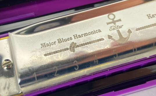 Harmonica Bundle Lot of 3 with Case Johnson Eastar Gentleman's Hardware image number 5