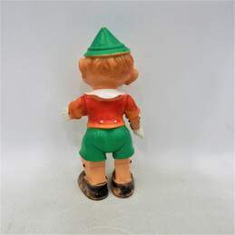 Vintage Pinocchio Rubber Squeaker Doll Toy Made In Italy alternative image