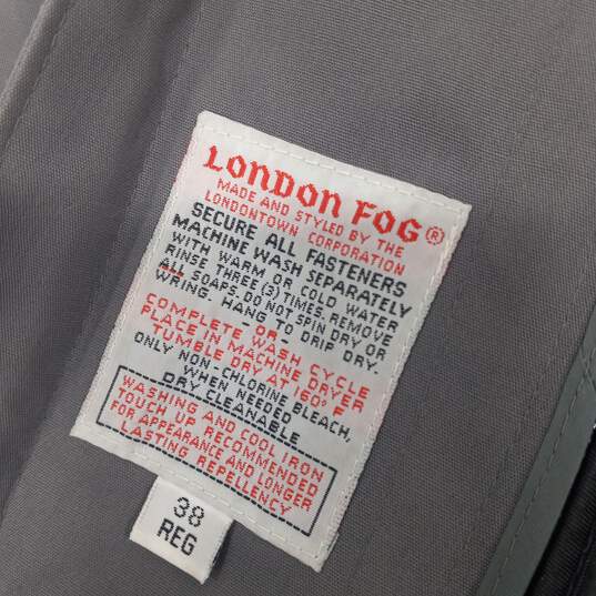 London Fog Men's Gray Jacket Size 38 image number 4