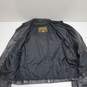 Vintage GENUINE LEATHER BY MANZOOR Cowhide Leather Classic Jacket Size M image number 4