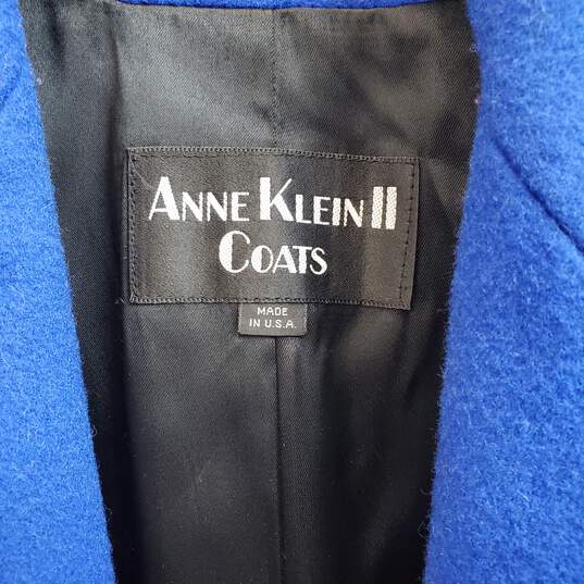Anne Klein II Wool Long Coat Sz 4 image number 4