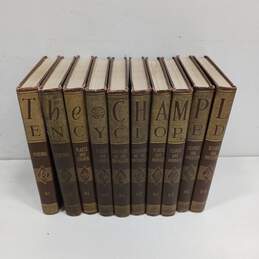 Vintage The Champlin Encyclopedia Book Set 10pc Lot