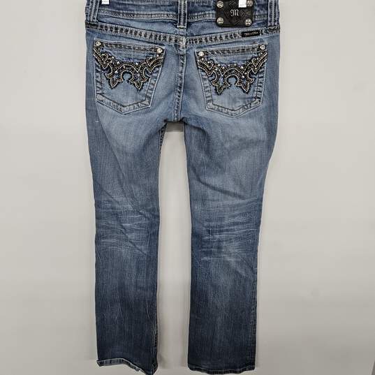 Miss Me Boot Cut Blue Jeans image number 2