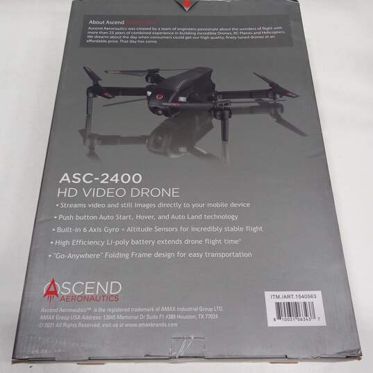 Ascend Aeronautics ASC-2400 720P HD Video Drone NIB image number 3
