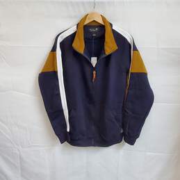 A. Tiziano Navy Blue Fleece Jacket MN Size L NWT