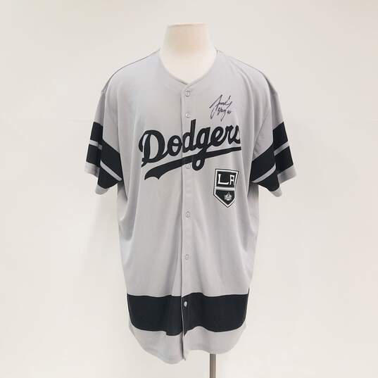 Buy the Signed Promotional L.A. Kings/L.A. Dodgers Gray Jersey Sz. XL