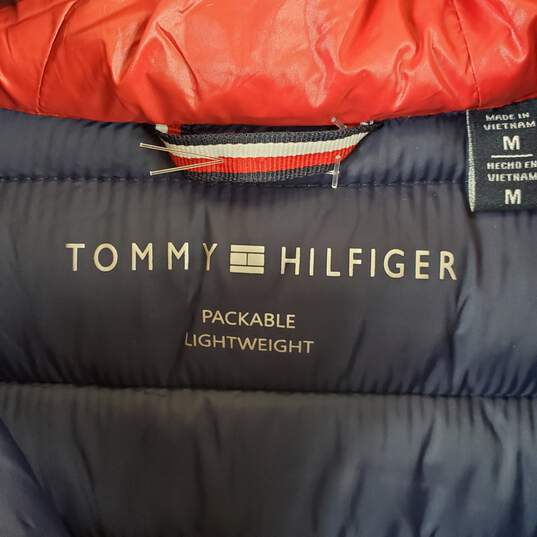 Tommy Hilfiger Men Blue Quilted Puffer Jacket M image number 3